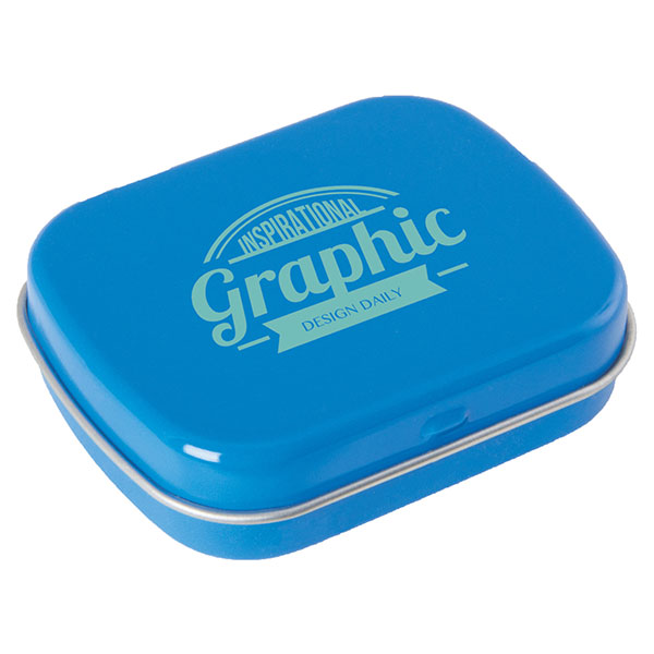 N085 Flat Mint Tin - Spot Colour