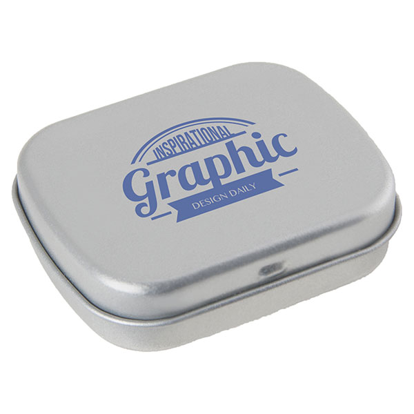 N085 Flat Mint Tin - Spot Colour