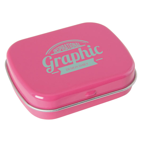 N085 Flat Mint Tin - Spot Colour