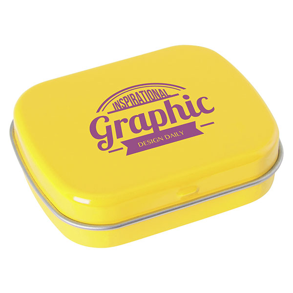 N085 Flat Mint Tin - Spot Colour