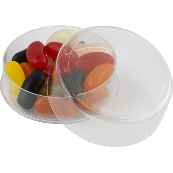 H122 Domed Plastic Sweetie Pot - Circular