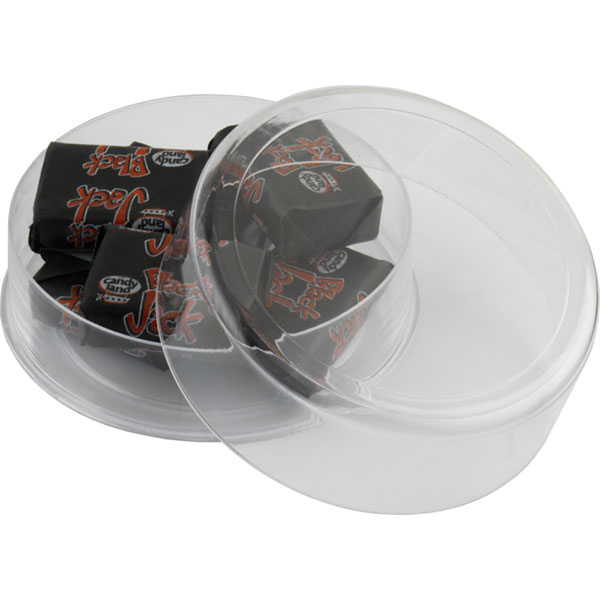 H122 Domed Plastic Sweetie Pot - Circular