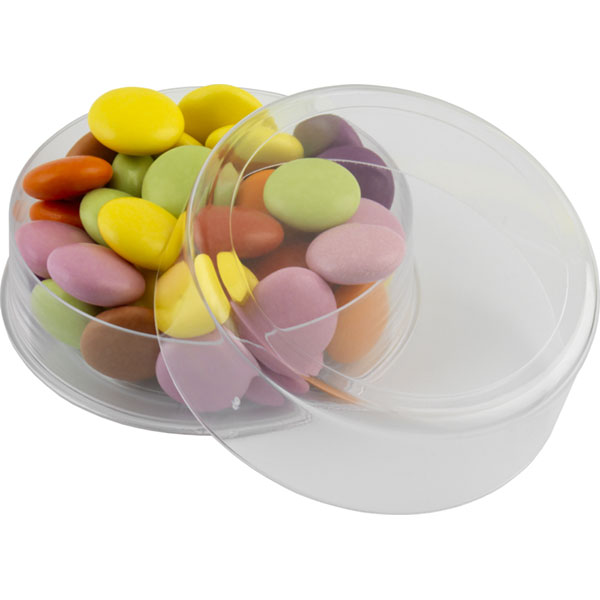 H122 Domed Plastic Sweetie Pot - Circular