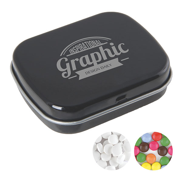 Q062 Hinged Mint Tin - Spot Colour