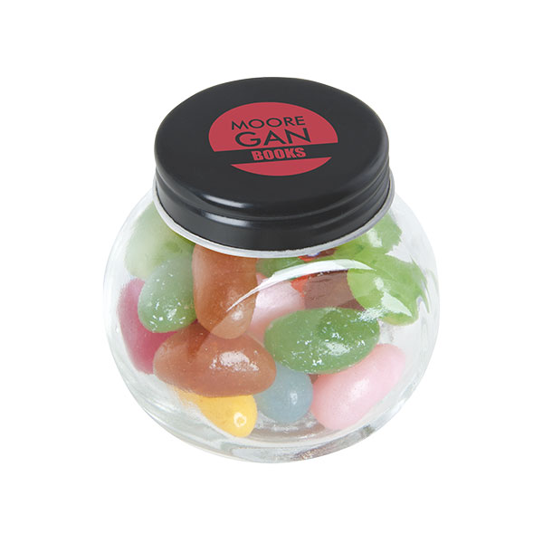 Q062 Glass Candy Jar - Spot Colour