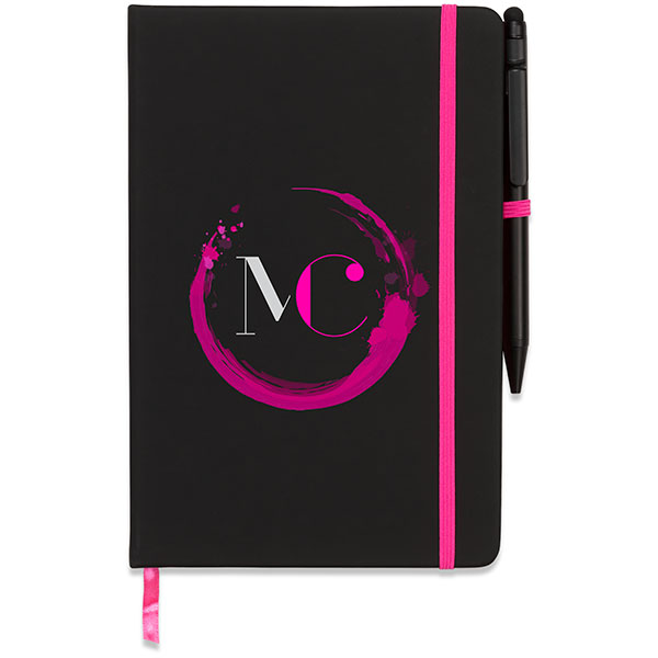 M072 Medium Noir Edge Notebook - Full Colour