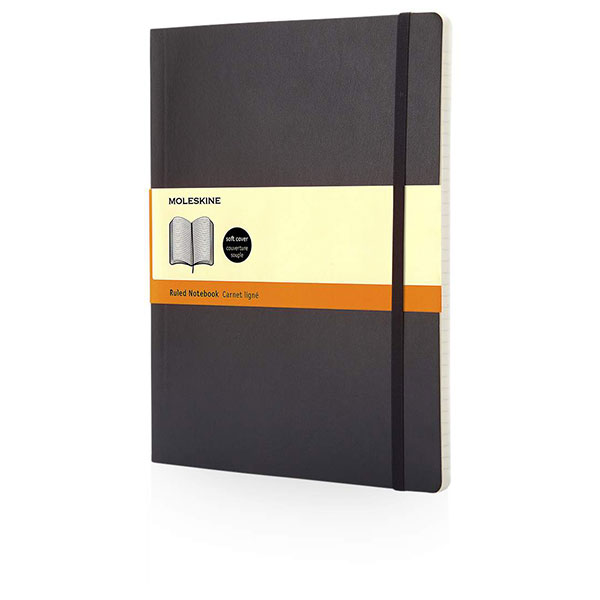 L073 Moleskine Classic Extra Large Soft Cover Notebook