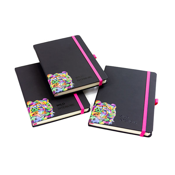 J025 DeNiro Edge A5 Notebook - Full Colour