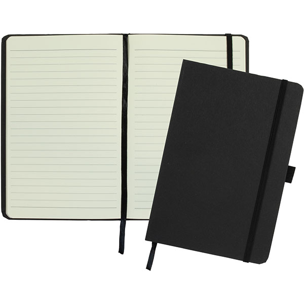 N145 Broadstairs A5 Eco Kraft Notebook - Spot Colour