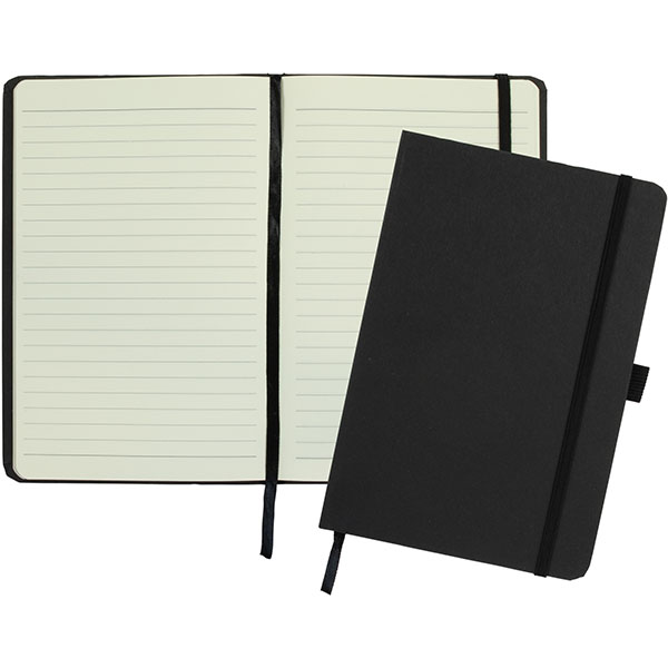 M073 Broadstairs A5 Eco Kraft Notebook - Spot Colour