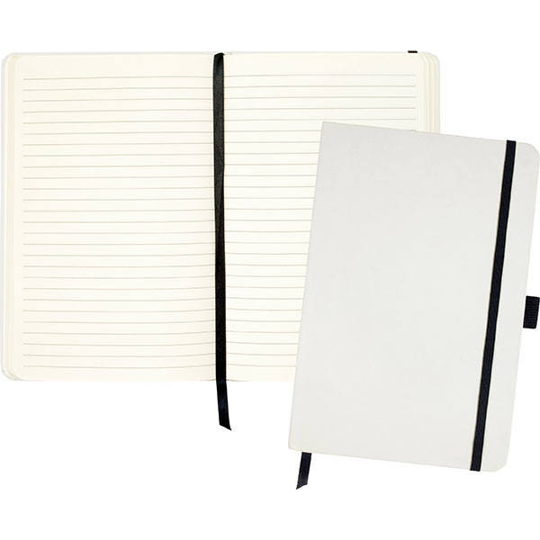 N145 Broadstairs A5 Eco Kraft Notebook - Spot Colour