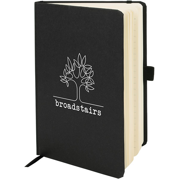 Q131 Broadstairs A5 Eco Kraft Notebook - Debossed