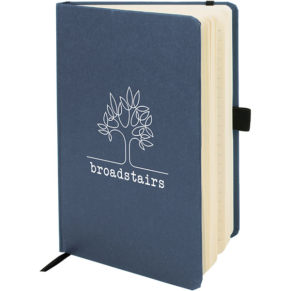 Q131 Broadstairs A5 Eco Kraft Notebook - Debossed