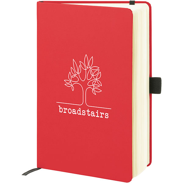Q131 Broadstairs A5 Eco Kraft Notebook - Debossed