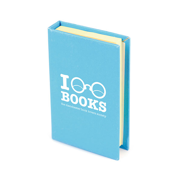 N140 Small Hard Back Sticky Notebook - Spot Colour