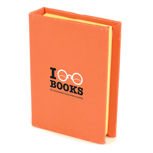 N140 Small Hard Back Sticky Notebook - Spot Colour
