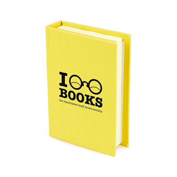 N140 Small Hard Back Sticky Notebook - Spot Colour