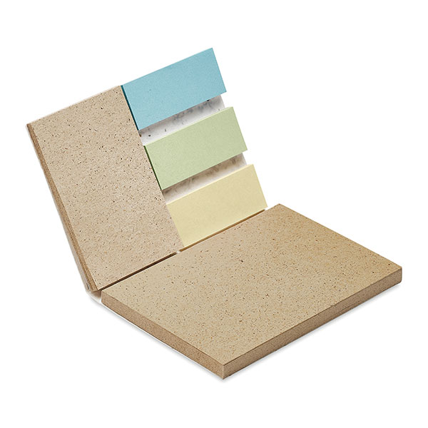 K062 Seeded Soft Cover Adhesive Note Set