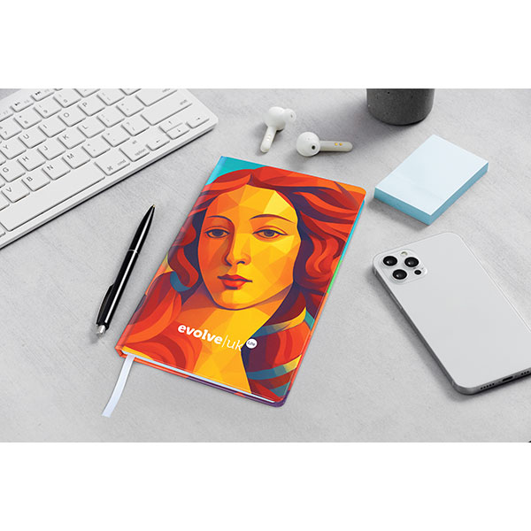 Q132 Evolve UK Lite Case Bound Bespoke Notebook