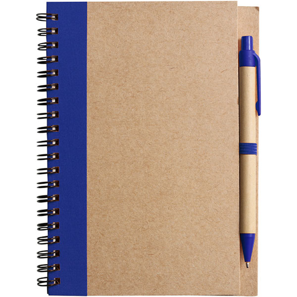 N144 Eco Wirobound Notebook with Pen