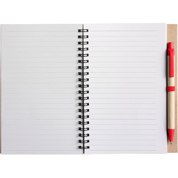 L069 Eco Wirobound Notebook with Pen