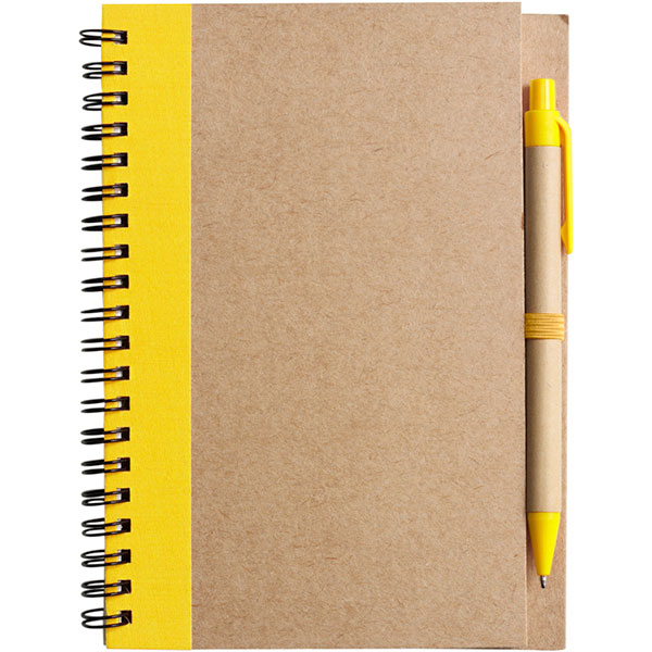 L069 Eco Wirobound Notebook with Pen