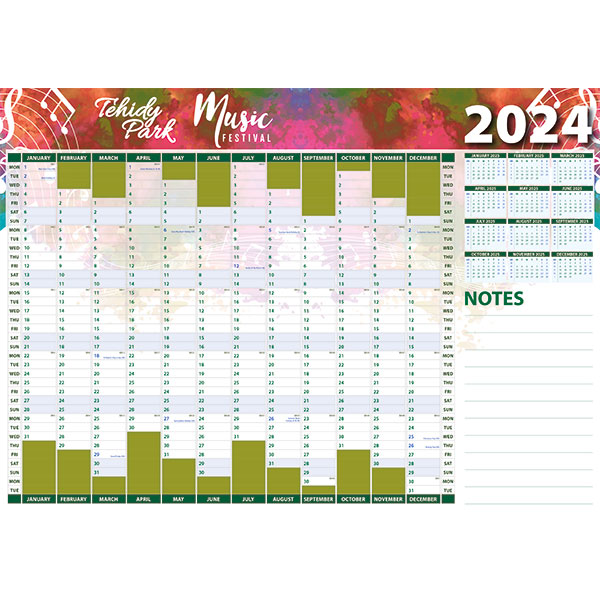 M075 A3 Wall Planner-Full Colour 