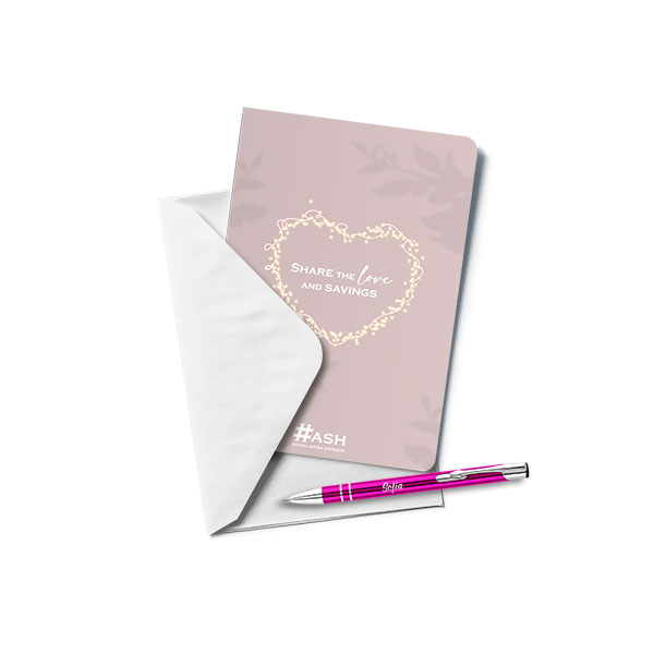 K075 Greetings Card with Electra® Ballpen