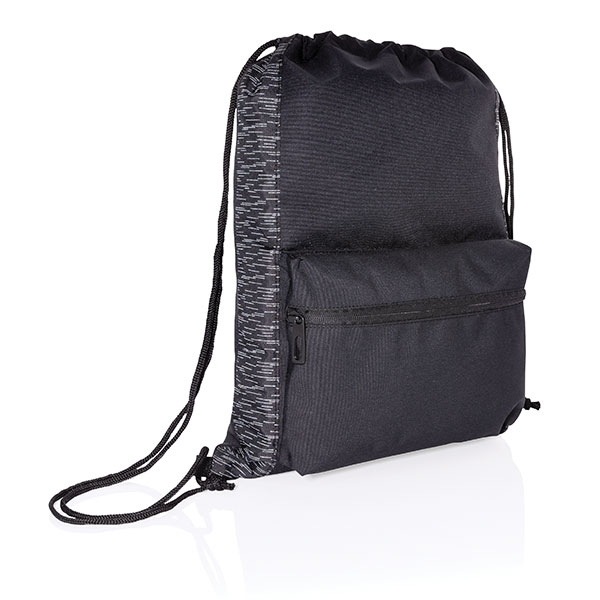 K124 Impact AWARE rPET Reflective Drawstring Backpack