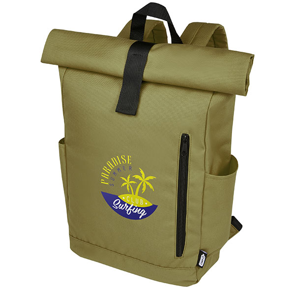 N063 Byron Recycled Roll Top Backpack