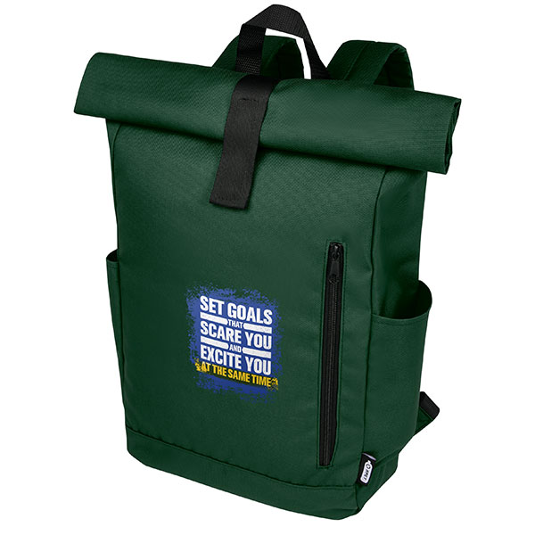 N063 Byron Recycled Roll Top Backpack