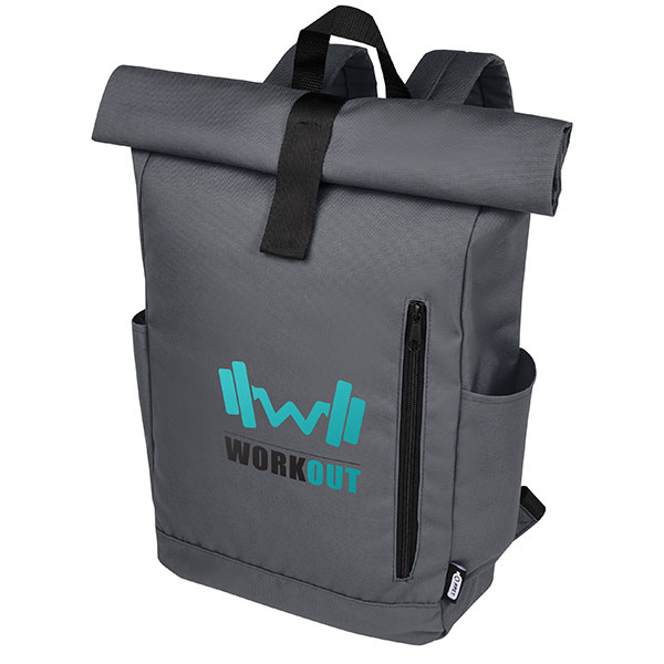 N063 Byron Recycled Roll Top Backpack