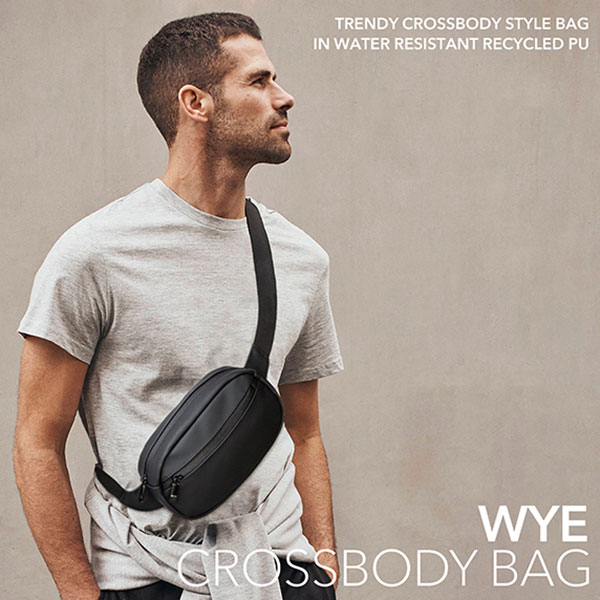 Q040 Wye Recycled PU Crossbody Bag