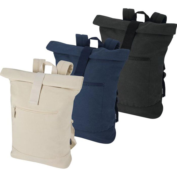 Q042 Recanvas Rolltop Backpack - Full Colour