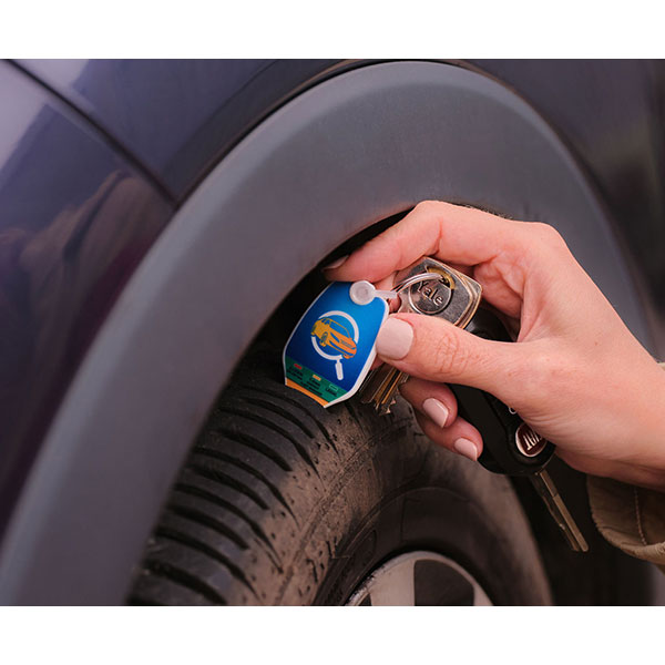 Q030 Essential Tyre Gauge Key Ring