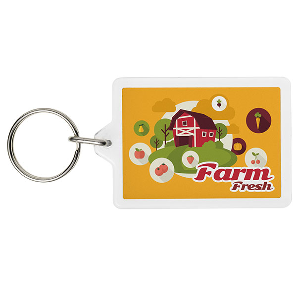 N036 Rectangular Key Ring