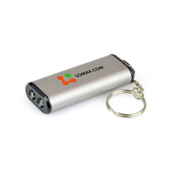 H077 Aluminium COB LED Torch Key Ring