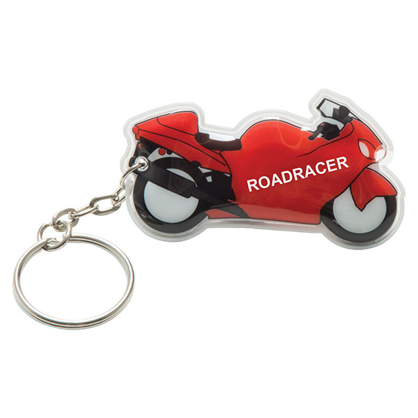 H077 Welded PVC Torch Key Ring