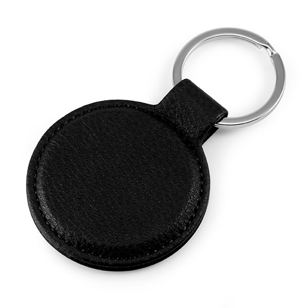 Q031 Porto rPET Round Key Ring - Full Colour - UK Stock