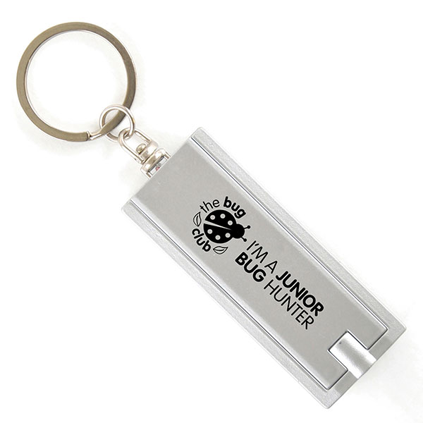 N041 Dhaka 1 LED Torch Key Ring - Spot Colour