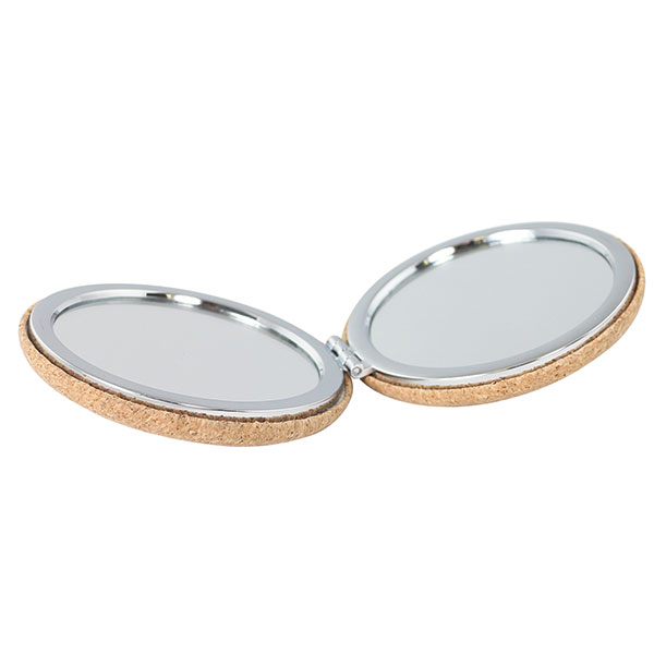 L093 Cork Pocket Mirror