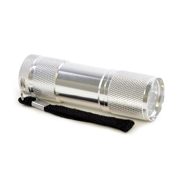 H130 Metal 9 LED Torch