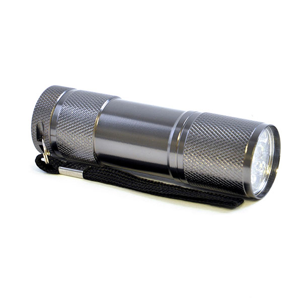 H130 Metal 9 LED Torch