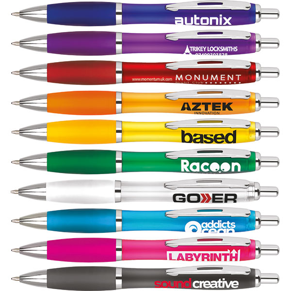 N133 Contour Frost Ballpen - Spot Colour