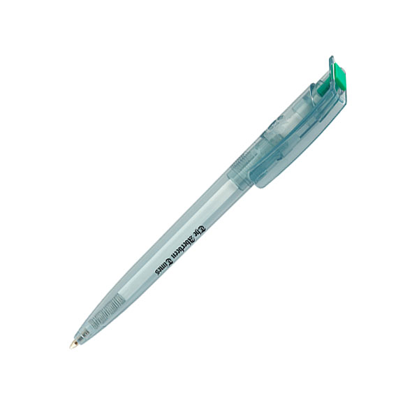 H040 Green & Good Litani Bottle Pen - Clear Blue