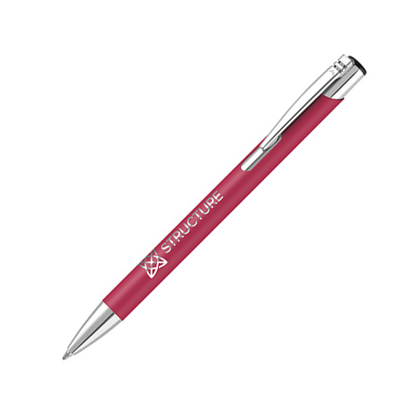 M072 Mood Soft Feel Ballpen - Laser Engraved