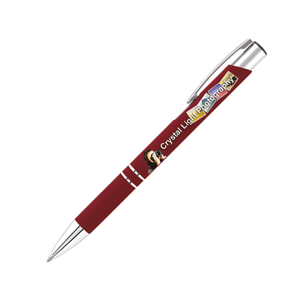N123 Electra Soft Feel Ballpen - Full Colour