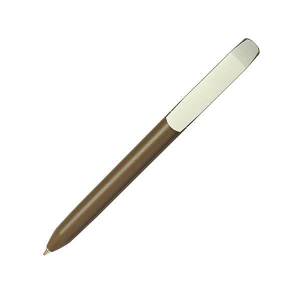 N131 Flow Pure Extra White Clip Ballpen - Spot Colour