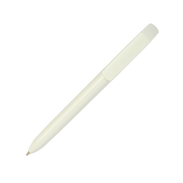 N131 Flow Pure Extra White Clip Ballpen - Spot Colour