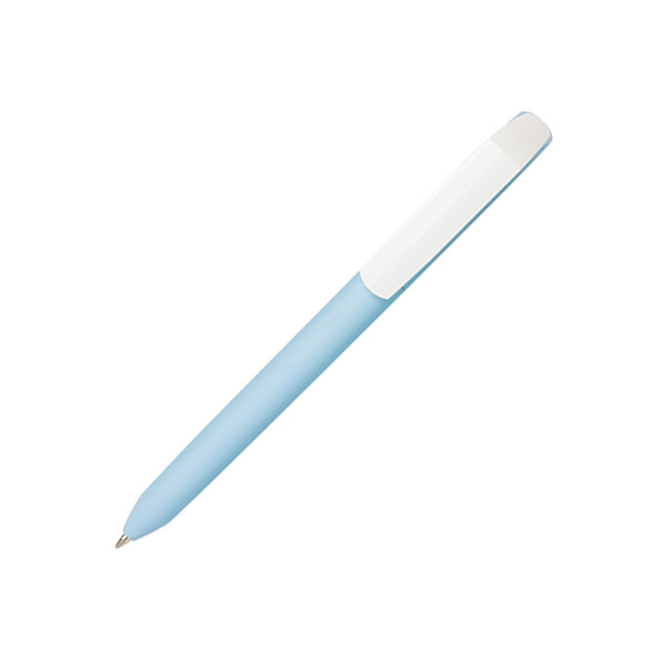 L053 Maxema Pure Soft White Clip Ballpen